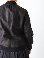 画像をギャラリービューアに読み込む, suzuki takayuki  レザーブルゾン[T002-07]
