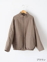 画像をギャラリービューアに読み込む, Veritecoeur パテッドブルゾン [VC-2779U]
