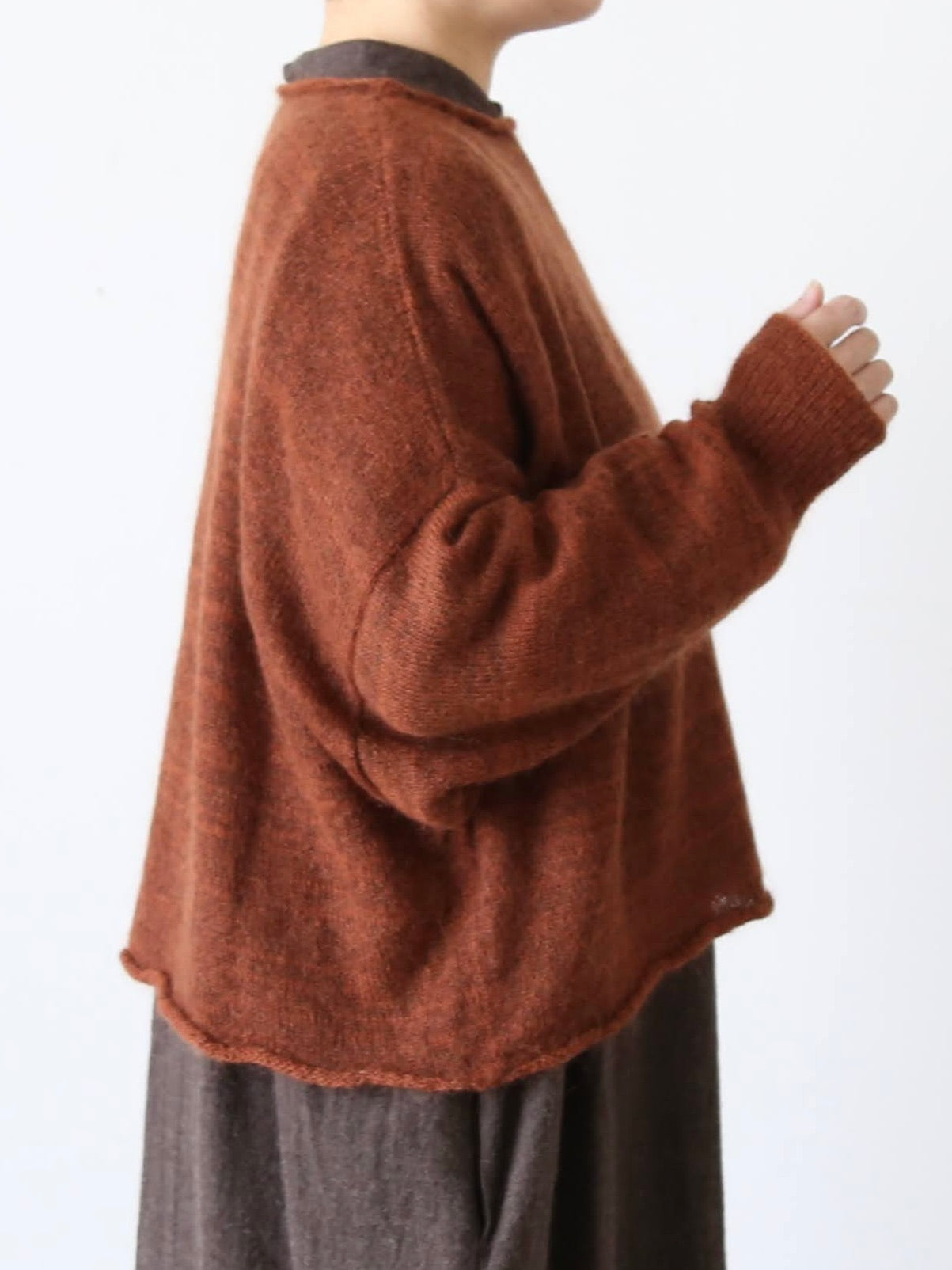 suzuki takayuki フリングニットケープ [A261-25]