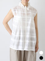Load image into Gallery viewer, Veritecoeur Check Blouse [VC-2825]
