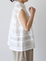 Load image into Gallery viewer, Veritecoeur Check Blouse [VC-2825]
