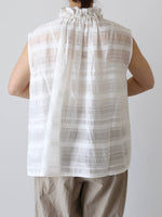 Load image into Gallery viewer, Veritecoeur Check Blouse [VC-2825]
