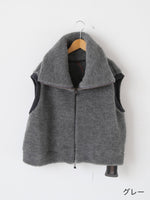 画像をギャラリービューアに読み込む, ebagos  スワンベスト ウールボア [55610]
