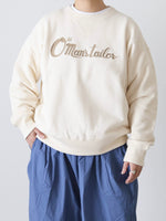 画像をギャラリービューアに読み込む, OLDMAN'S TAILOR  チェーンエンブロイダリーロゴスウェット [m1417]
