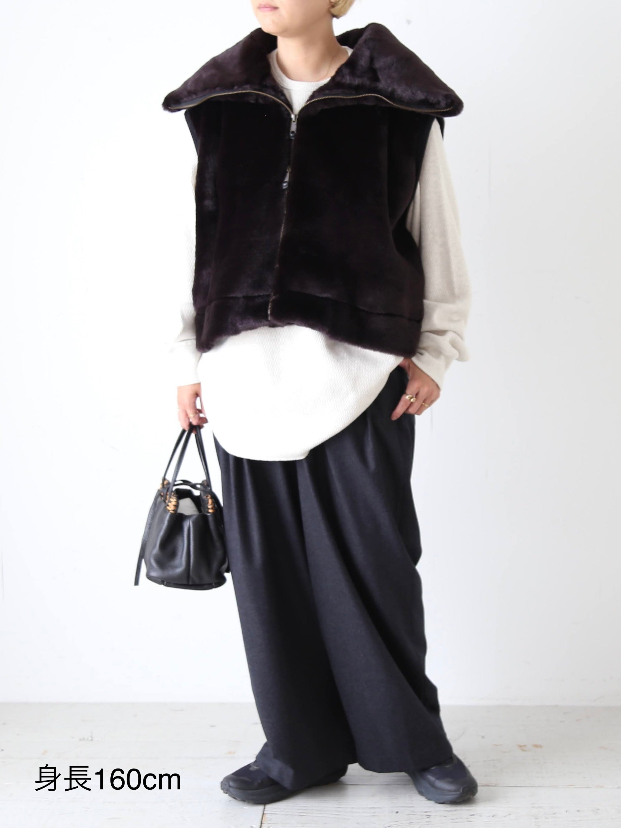 ebagos スワンベスト エコファー [55608]