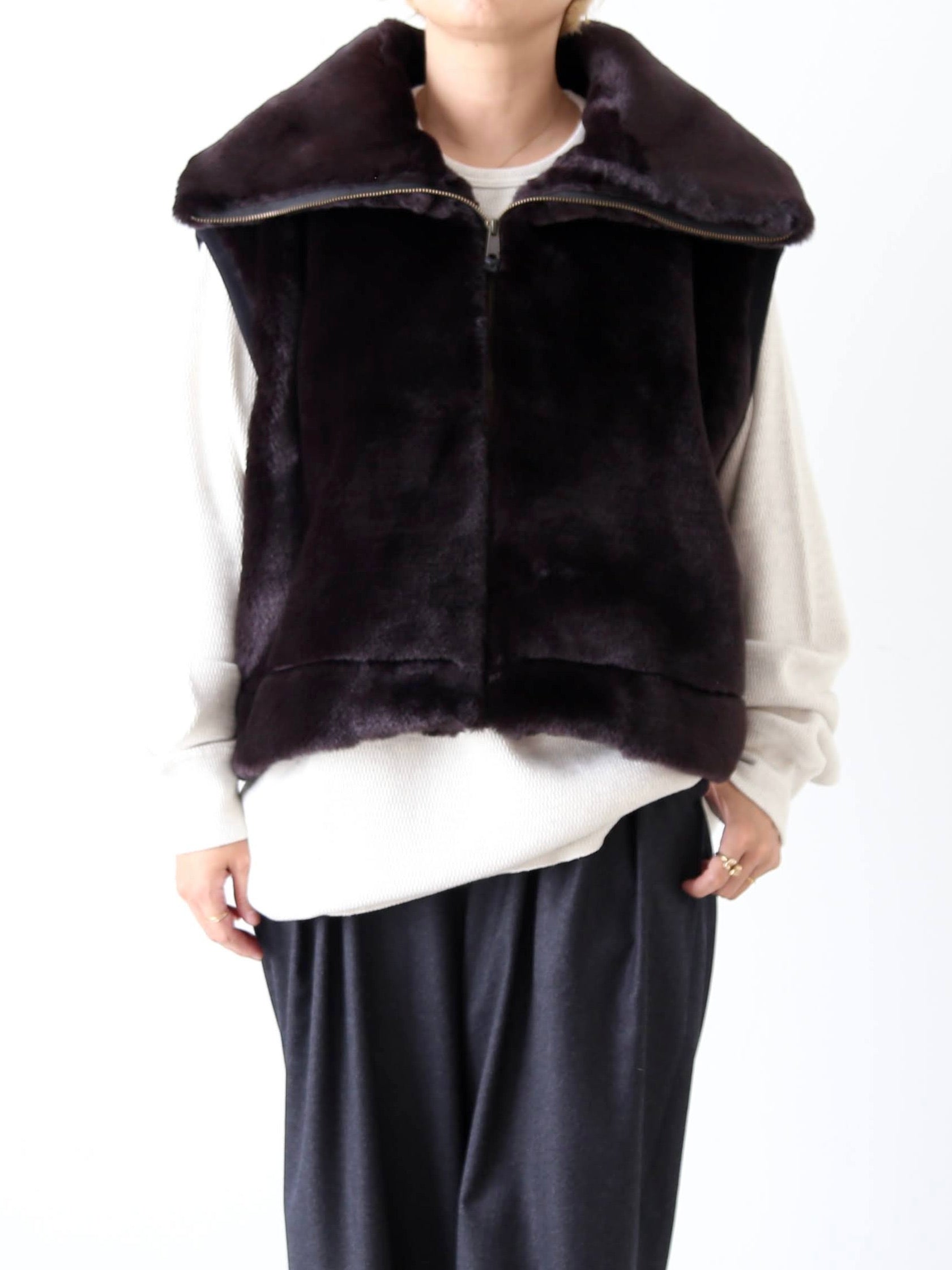 ebagos スワンベスト エコファー [55608]