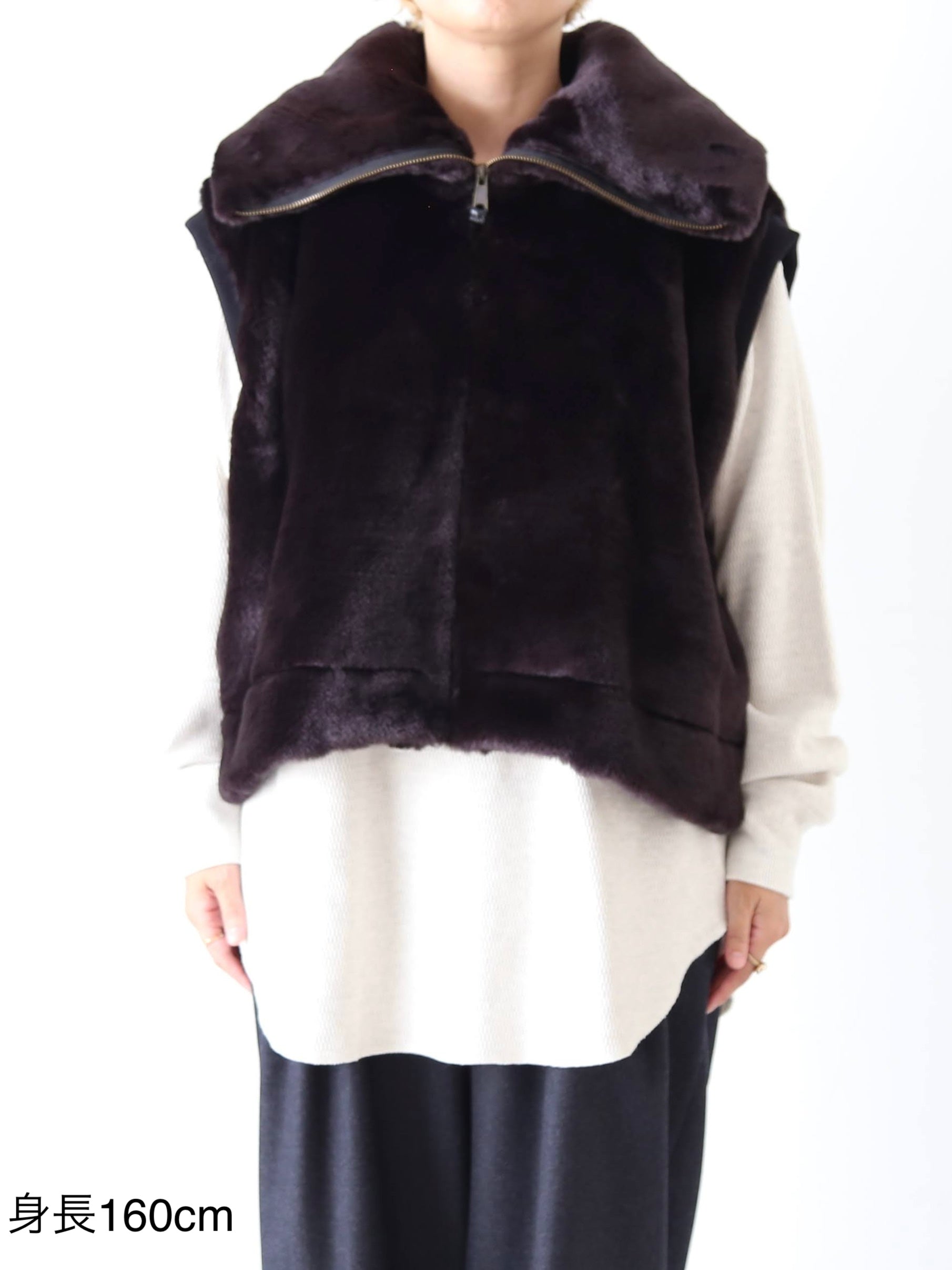 ebagos スワンベスト エコファー [55608]