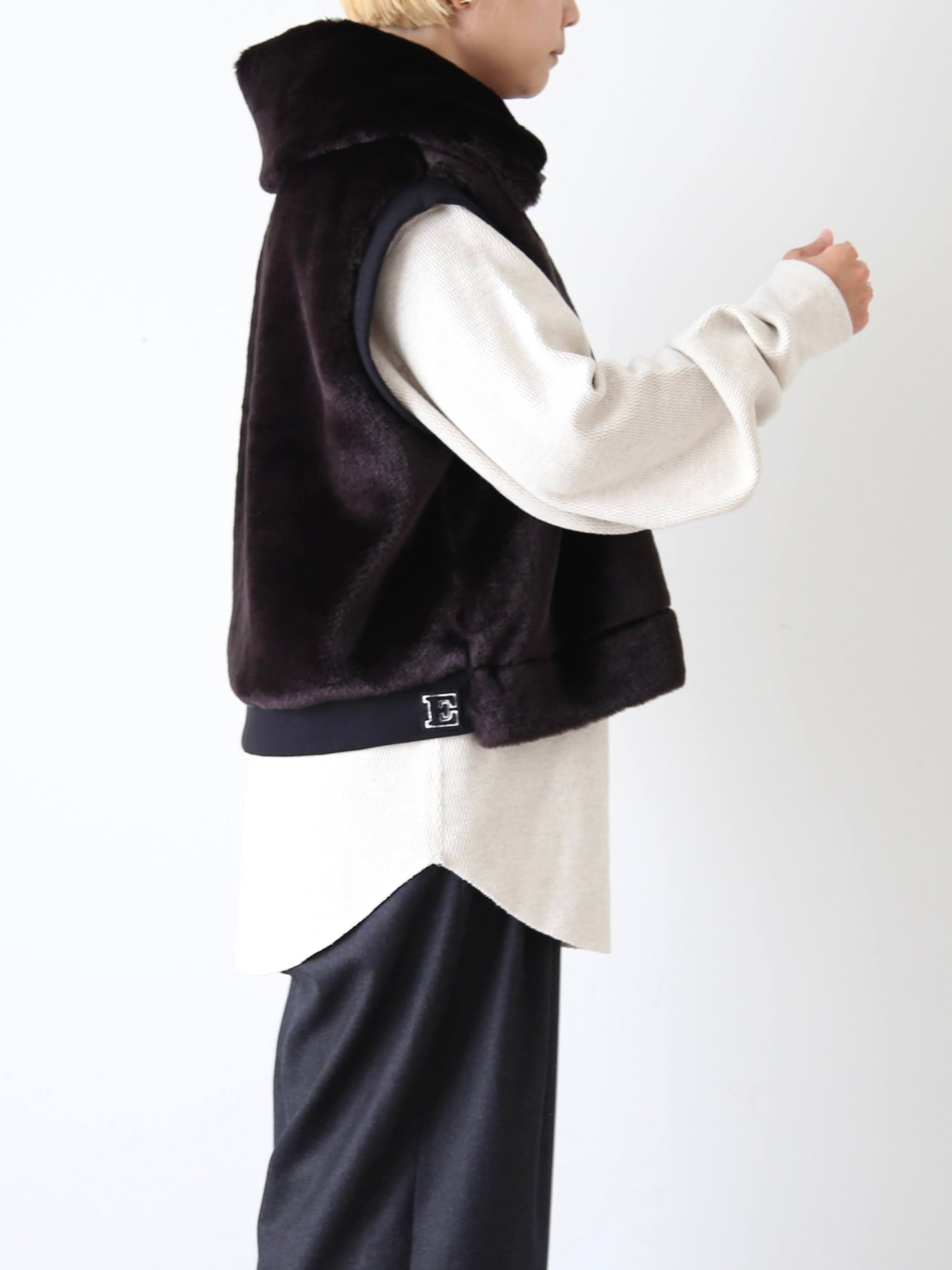 ebagos スワンベスト エコファー [55608]