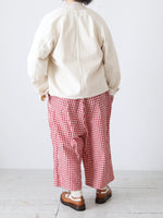 画像をギャラリービューアに読み込む, R&amp;D.M.Co- ギンガムチェックゴムパンツ [7608]
