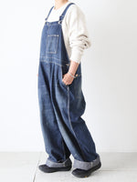 画像をギャラリービューアに読み込む, chimala  デニムオーバーオール [CS40-WP09A]
