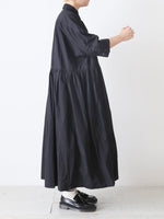 画像をギャラリービューアに読み込む, TOUJOURS  ランダムプリーツハーフスリーブシャツドレス[MM44QD03]
