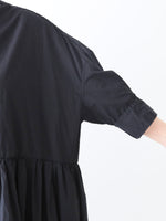 画像をギャラリービューアに読み込む, TOUJOURS  ランダムプリーツハーフスリーブシャツドレス[MM44QD03]
