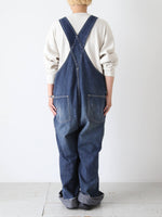 画像をギャラリービューアに読み込む, chimala  デニムオーバーオール [CS40-WP09A]
