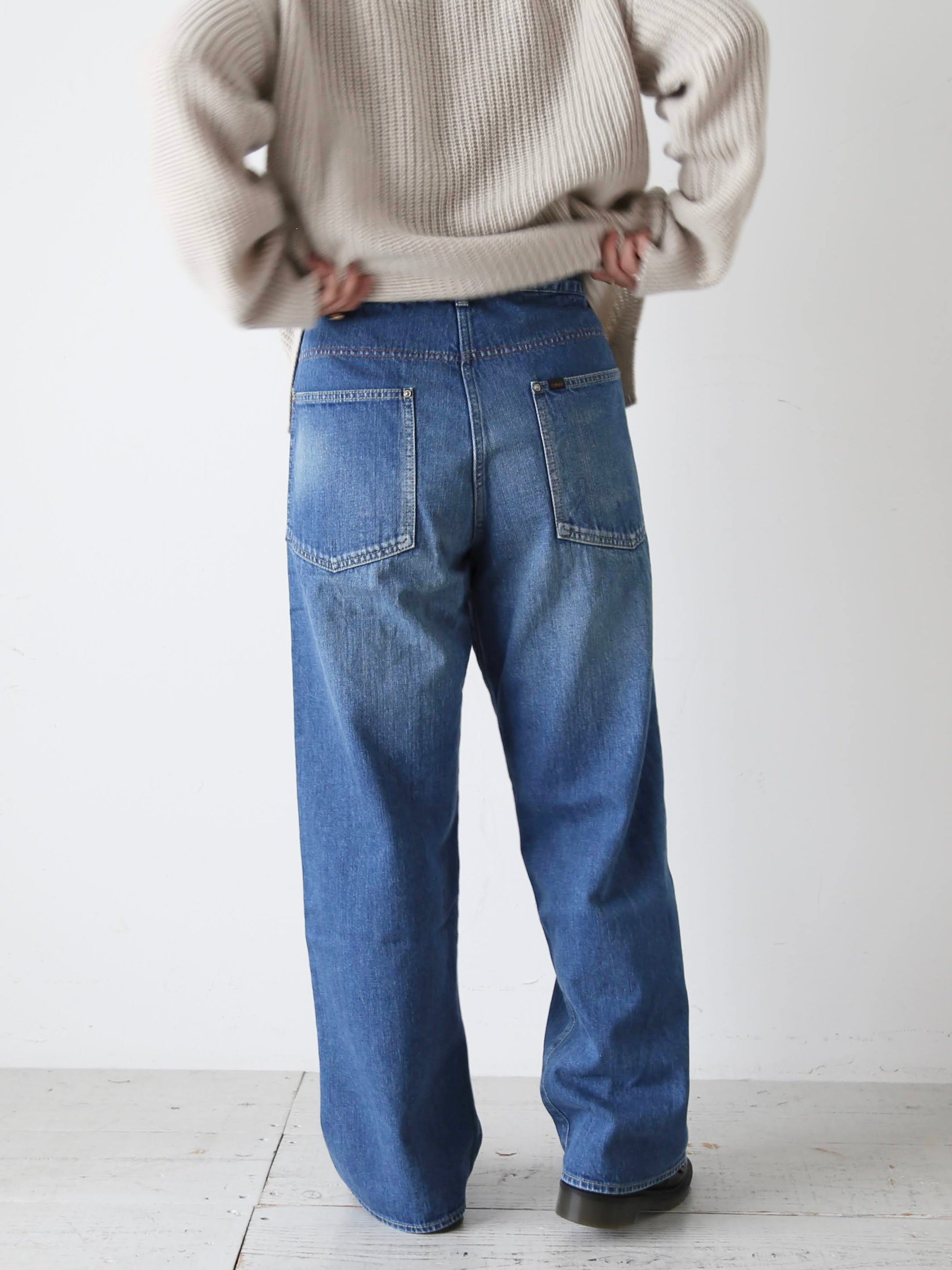 chimala Wウィズデニムウエストアジャスタブルパンツ [CS40-MP10A]