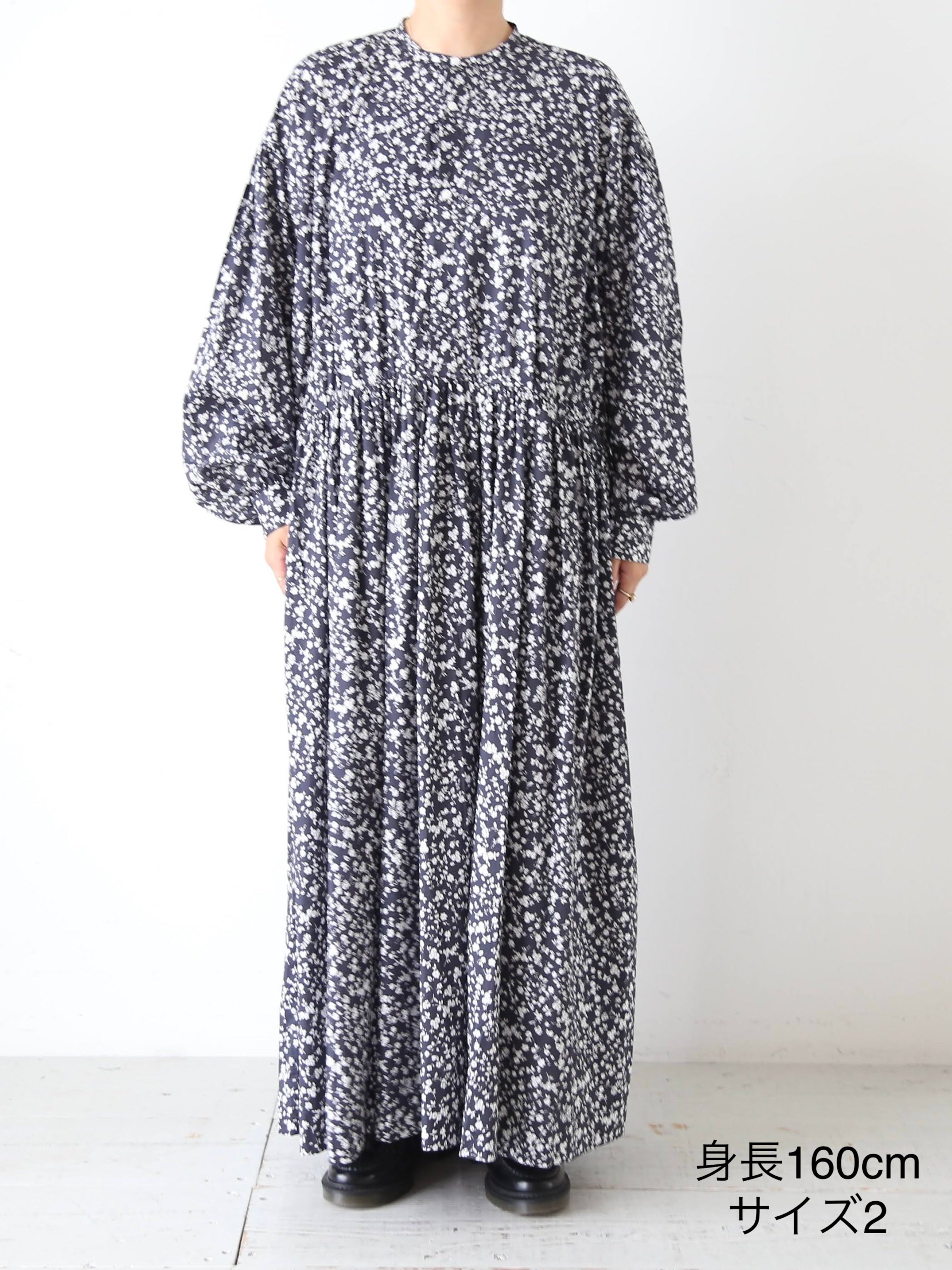 TOUJOURS  クラシックギャザードドレス [YM43FD03]