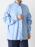 画像をギャラリービューアに読み込む, TOUJOURS ラッフルシャツ [HM44DS03]
