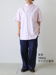 TOUJOURS ハーフスリーブバギーボタンダウンシャツ [MM44CS02] – CREER