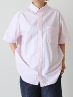 画像をギャラリービューアに読み込む, TOUJOURS ハーフスリーブバギーボタンダウンシャツ [MM44CS02]
