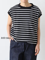 画像をギャラリービューアに読み込む, TOUJOURS スリーブレストリムTシャツ [ZM44XC03]
