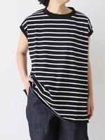 画像をギャラリービューアに読み込む, TOUJOURS スリーブレストリムTシャツ [ZM44XC03]
