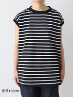 画像をギャラリービューアに読み込む, TOUJOURS スリーブレストリムTシャツ [ZM44XC03]
