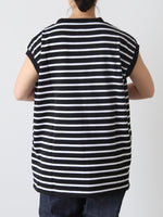 画像をギャラリービューアに読み込む, TOUJOURS スリーブレストリムTシャツ [ZM44XC03]
