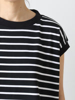 画像をギャラリービューアに読み込む, TOUJOURS スリーブレストリムTシャツ [ZM44XC03]
