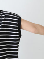 画像をギャラリービューアに読み込む, TOUJOURS スリーブレストリムTシャツ [ZM44XC03]
