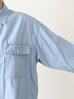 画像をギャラリービューアに読み込む, TOUJOURS ダブルポケットフィールドシャツ [HM44DS01]
