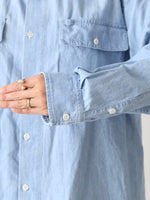 画像をギャラリービューアに読み込む, TOUJOURS ダブルポケットフィールドシャツ [HM44DS01]
