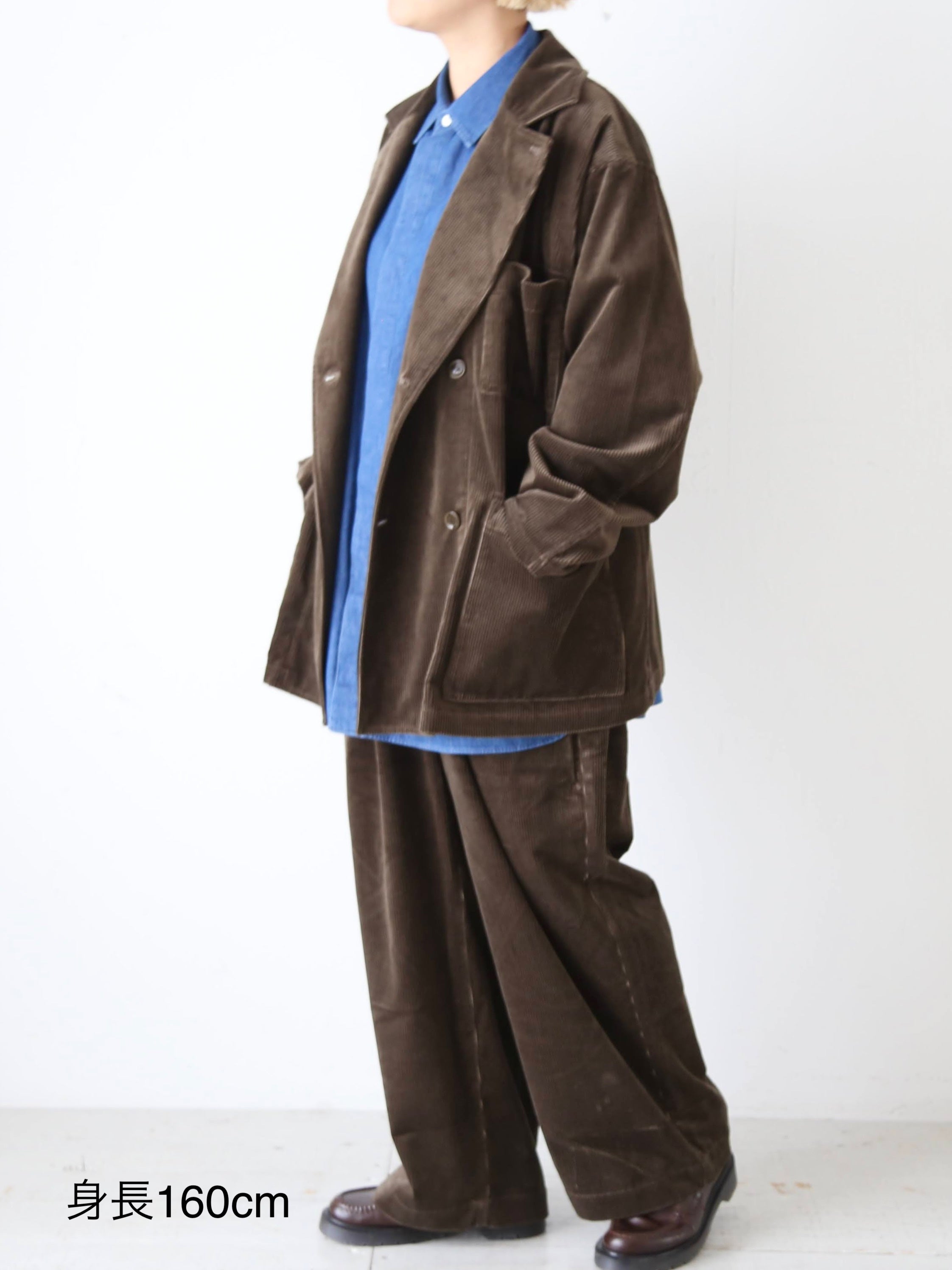 TOUJOURS ダブルブレステッドサックジャケット [TM43RJ02]