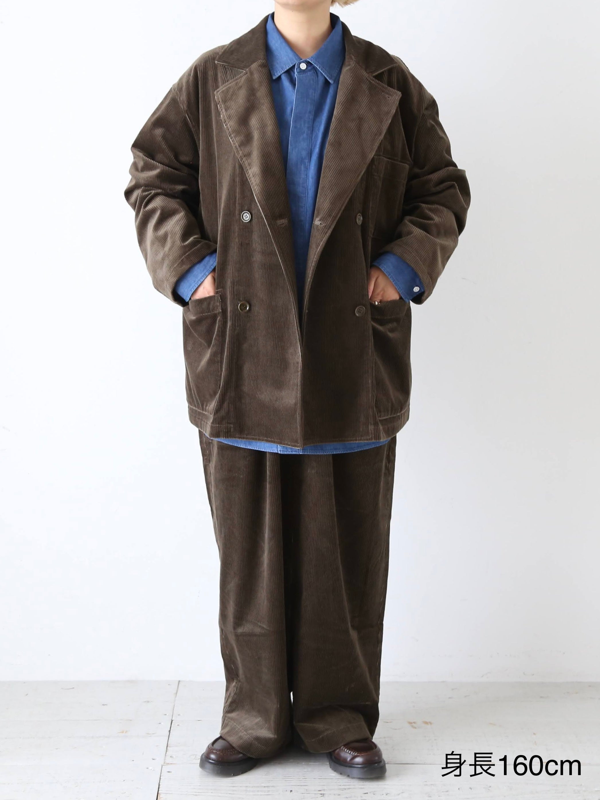 TOUJOURS ダブルブレステッドサックジャケット [TM43RJ02]