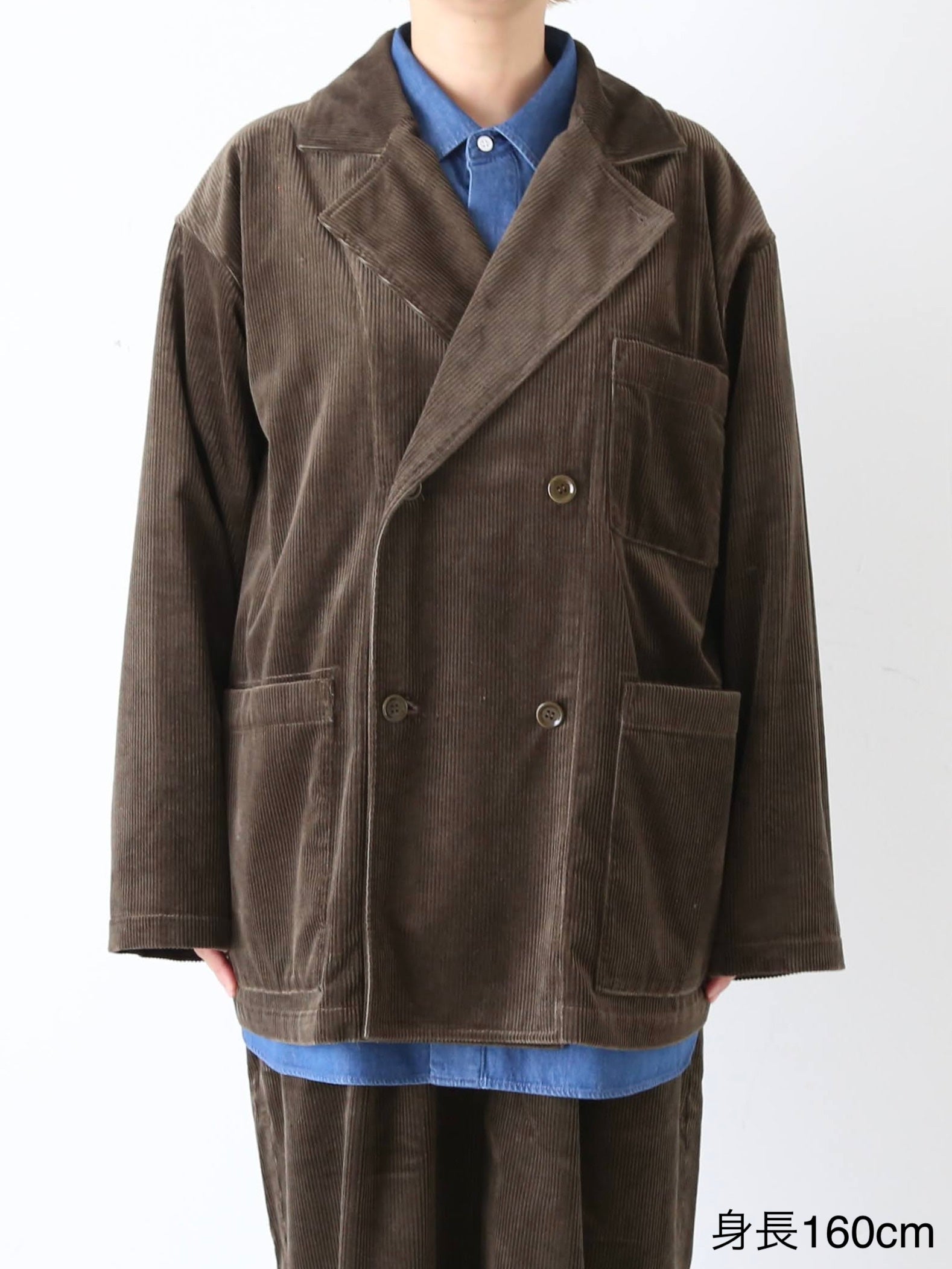 TOUJOURS ダブルブレステッドサックジャケット [TM43RJ02]