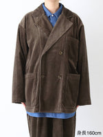 画像をギャラリービューアに読み込む, TOUJOURS ダブルブレステッドサックジャケット [TM43RJ02]
