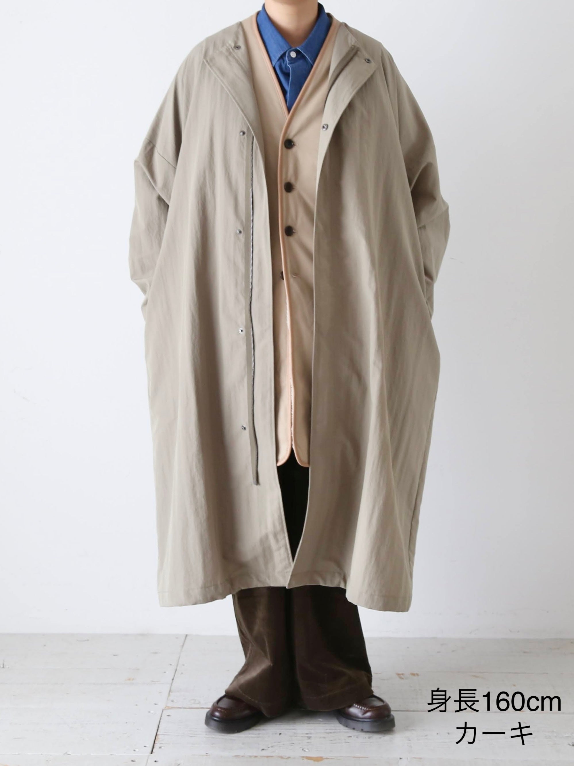 Honnete タックドスリーブオーバーフィットコート [HO-25AWCO23]