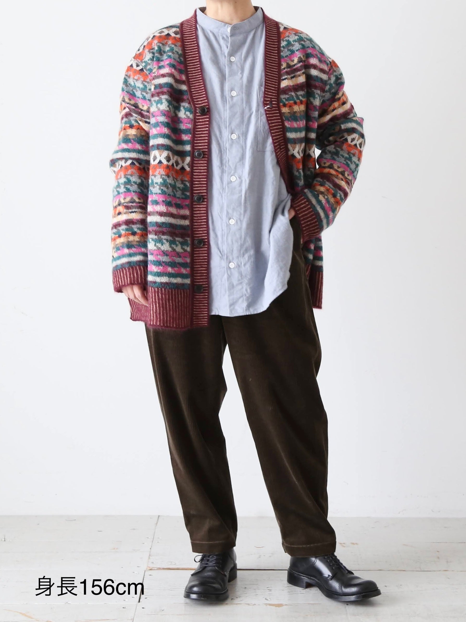 ANTIPAST ニットジャガードカーディガン[S0303]