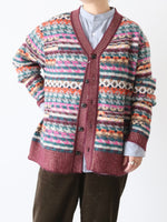 画像をギャラリービューアに読み込む, ANTIPAST ニットジャガードカーディガン[S0303]
