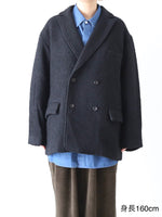 画像をギャラリービューアに読み込む, Honnete ダブルブレステッドオーバーフィットジャケット [HO-25AWJ13]
