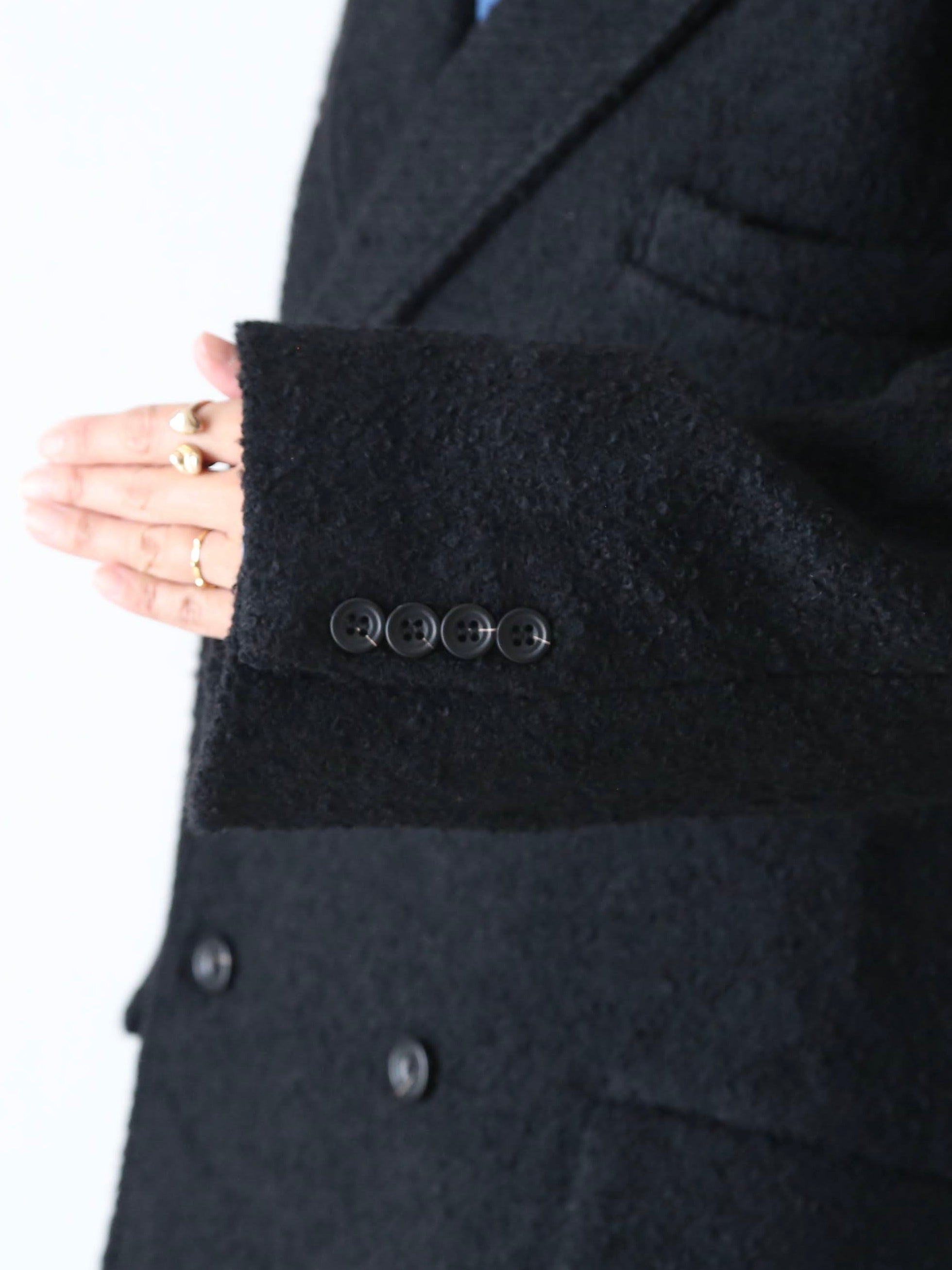 Honnete ダブルブレステッドオーバーフィットジャケット [HO-25AWJ13]