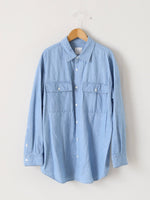 画像をギャラリービューアに読み込む, TOUJOURS ダブルポケットフィールドシャツ [HM44DS01]
