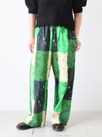 Load image into Gallery viewer, R&amp;D.M.Co- Mosaic Graffiti Relaxed Gathered Pants [7962]
