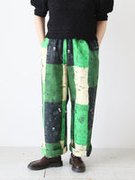 Load image into Gallery viewer, R&amp;D.M.Co- Mosaic Graffiti Relaxed Gathered Pants [7962]
