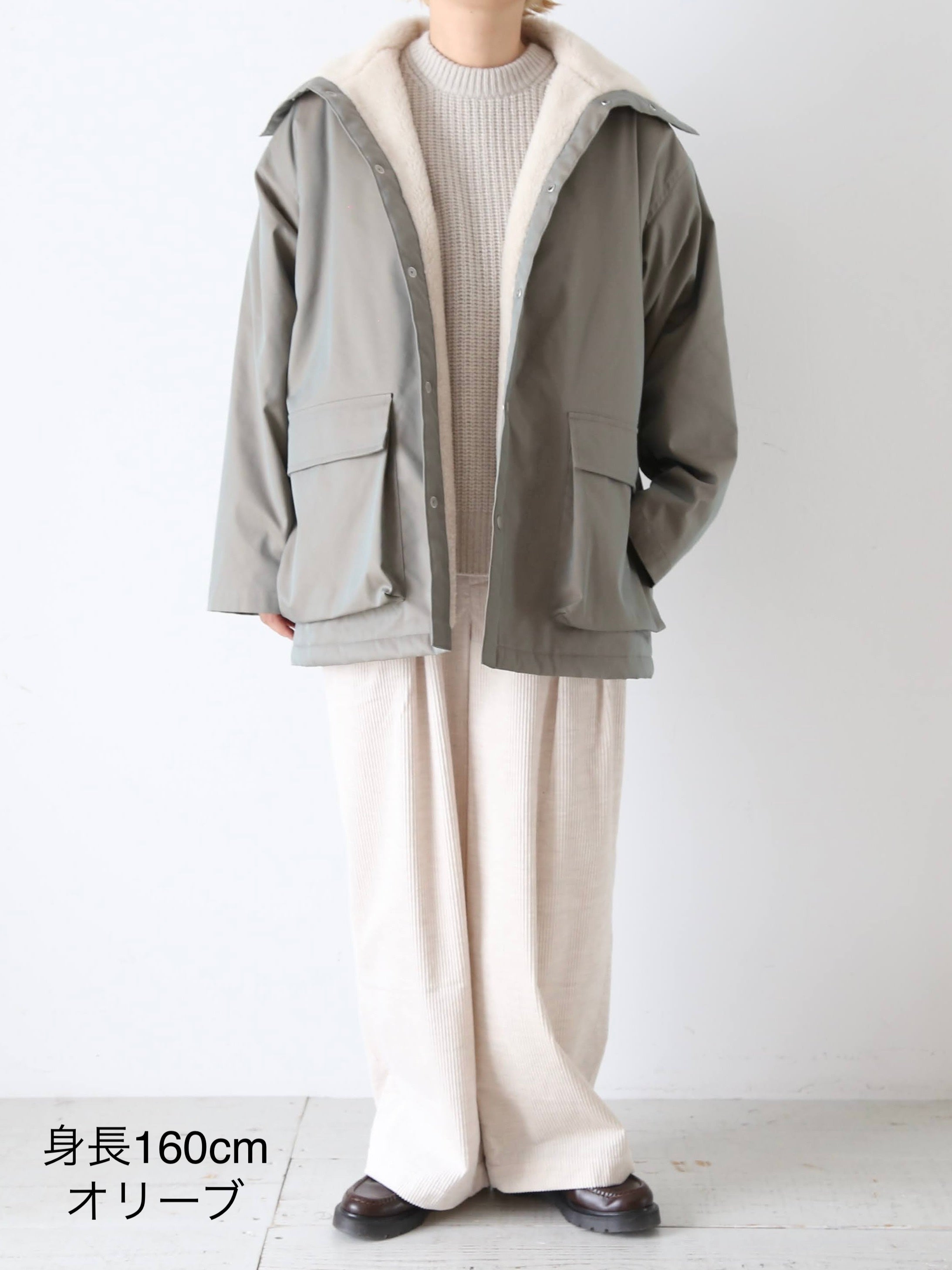 TOUJOURS ライニングボアハイネックジャケット [YM43NJ02]