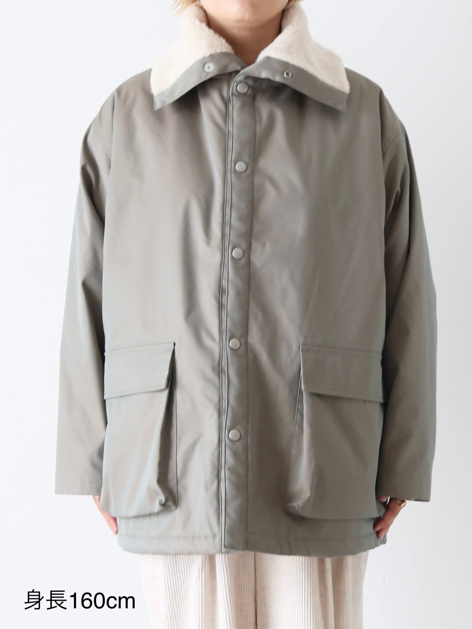 TOUJOURS ライニングボアハイネックジャケット [YM43NJ02]