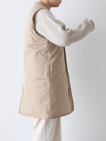 画像をギャラリービューアに読み込む, TOUJOURS リバーシブルパデッドライナーロングベスト [YM43NV04]
