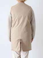 画像をギャラリービューアに読み込む, TOUJOURS リバーシブルパデッドライナーロングベスト [YM43NV04]
