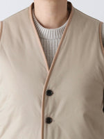 画像をギャラリービューアに読み込む, TOUJOURS リバーシブルパデッドライナーロングベスト [YM43NV04]
