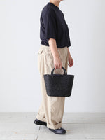 Load image into Gallery viewer, AMPIANA Market Bag (S) Black [M-02-4]
