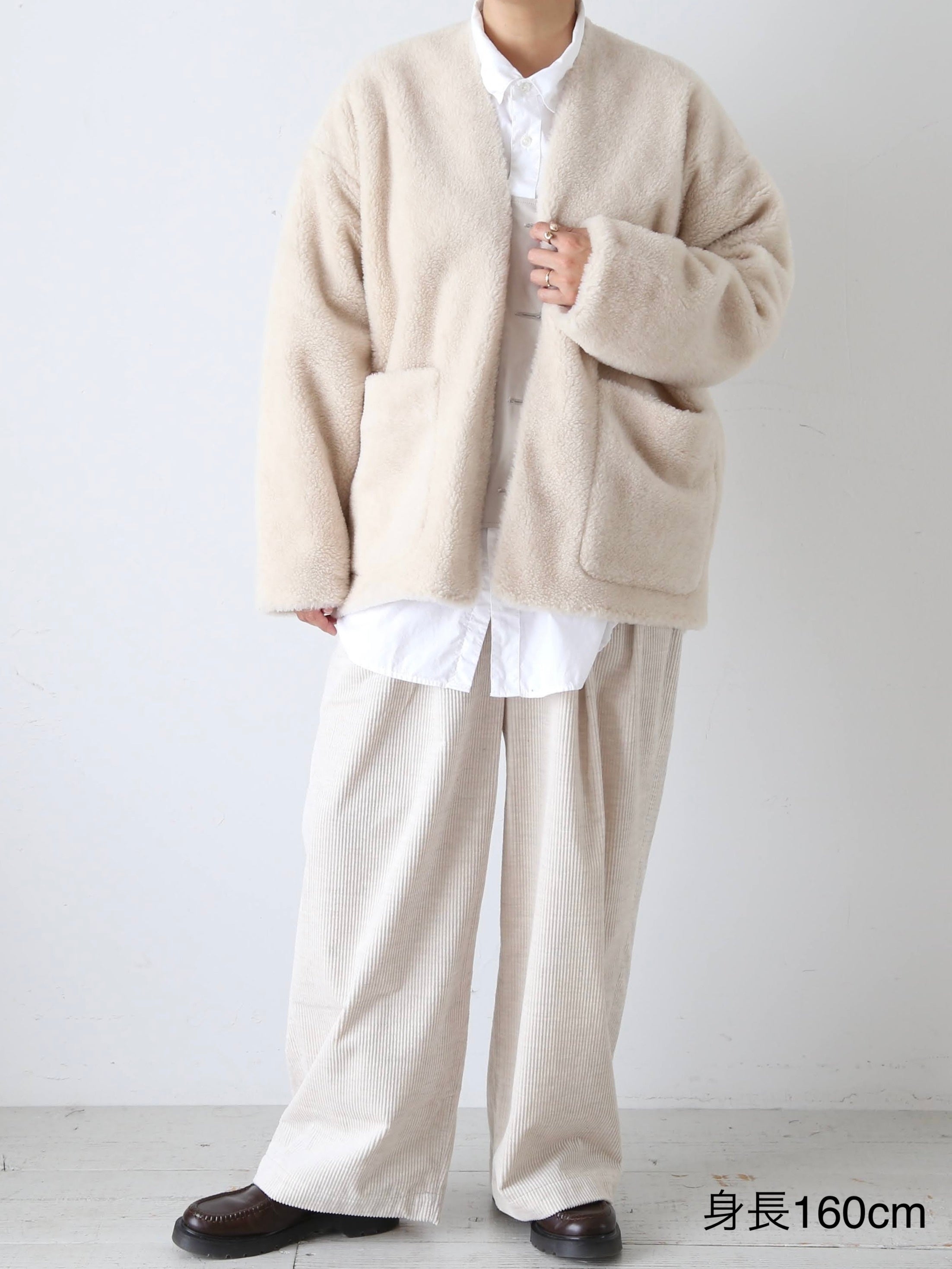 TOUJOURS ボタンフロントフライビッグ カーディガンジャケット [TM43SJ03]