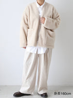 画像をギャラリービューアに読み込む, TOUJOURS ボタンフロントフライビッグ カーディガンジャケット [TM43SJ03]
